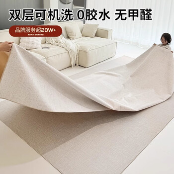 Cartifiya light and shadow丨removable and washable carpet living room light luxury high-end machine washable sofa floor mat bedroom light and shadow 2*2.9 meters