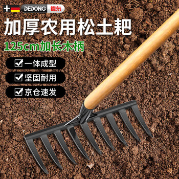 Dedong rake nail rake agricultural tools agricultural iron rake for weeding and loosening soil