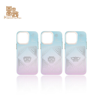 Quasi-new product mozan ancient shu xinhui iphone mobile phone case iphone 14 pro max symphony xinhui ping an bronze statue apple mobile phone case