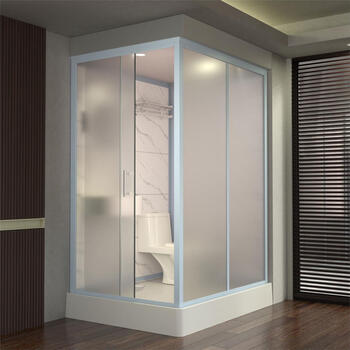 Jomoo's new integrated shower room bathroom integrated toilet mobile integrated bathroom household partition door waterproof toilet 140*110 side door with toilet and no steam