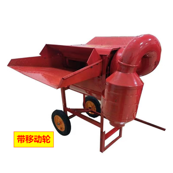 Pupan rape thresher multifunctional small agricultural wheat rice sorghum soybean rice machine household thresher 50 new model with winnowing + moving wheel