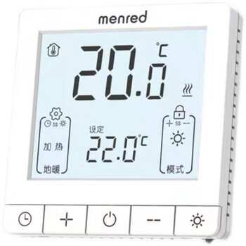 Manred electric floor heating thermostat t space-time rt1.36i with wifi mobile phone control 16a with probe rt1.36i electric heating 16a+wifi