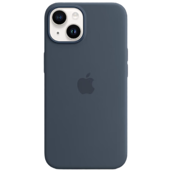 95% new magsafe silicone protective case for apple iphone 14 iphone protective case - storm blue protective case mobile phone case mobile phone case