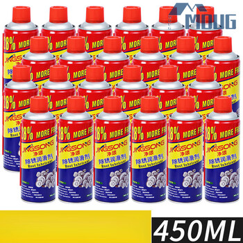 Rust remover, anti-rust lubricant, car screw bolt loosening agent, stainless steel, iron and metal, strong rust removal and lubrication, universal, full box (24 bottles shipped), free shipping