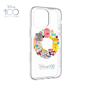95% new mozan disney 100th anniversary commemorative edition transparent series iphone 15 pro magnetic protective case smiley face bag style