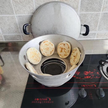 Soxw pot ring household old-fashioned pure aluminum pot ring old-fashioned oven for making biscuits pot and pancake set