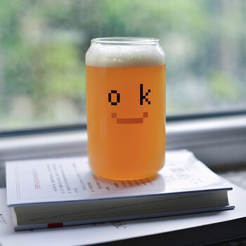 Nanxi bistro craft beer cup, beiping machine pickup brand special cup, over 39 yuan, ok smiley face cup*1pc, 0ml