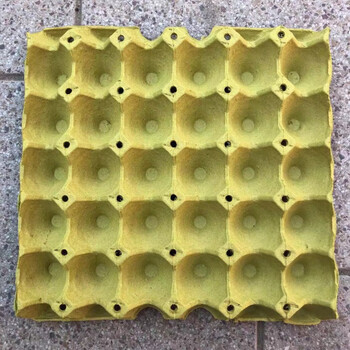 Zailu 30 pieces pure egg tray packaging box paper brand new pulp egg tray packaging box paper tray transportation shock-proof 30 pieces ordinary yellow ventilation holes 1000 pieces