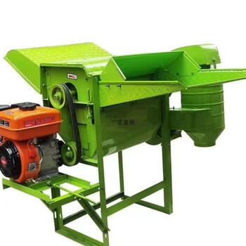 Wen yijia rape thresher rice multifunctional multi-purpose household soybean wheat sorghum thresher fully fed agricultural 50 thresher + hand-pulled diesel engine