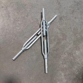 Xmsj straight rod turnbuckle screw bolt carbon steel open body turnbuckle two ends straight rod double-ended screw galvanized heterosexual custom cable m20*300