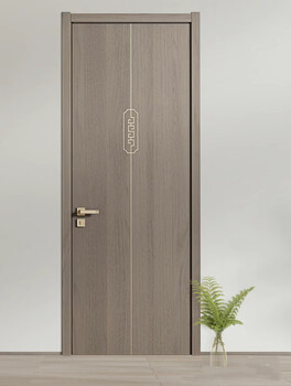 Wen yijia solid wood door composite door paint-free door bedroom set door interior door carbon crystal door xiaohongshu same style internet celebrity soundproof door c01 gold tracing