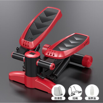 Zailu fitness equipment elderly stepper indoor fitness home mini stepper multi-functional walking pedal machine red