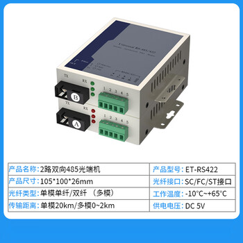 1-way 2-way 4-way 8-way rs485 bidirectional data optical transceiver 422 optical cat 232 to fiber optic transceiver single fiber 1 pair 2-way bidirectional 485_1 pair price