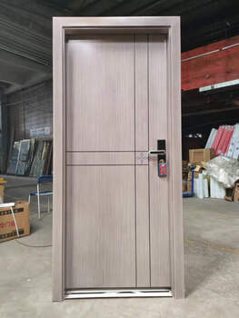 Wen yijia zinc alloy room door sound insulation home suite apartment hotel indoor door flat opening bedroom door painted modern door 1.2 thick 89 wide 205 high 21 wall opening left lock