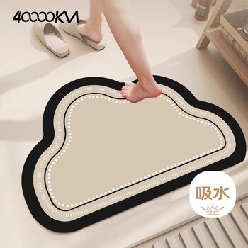 40,000 kilometers bathroom floor mats, bathroom absorbent non-slip mats, toilet door mats, bathroom carpets, absorbent and quick-drying mats