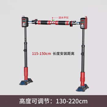 Spxine hanging bar horizontal bar pull-up device indoor home punch-free single bar training family floor-standing hanging bar fitness frame 115-150cm wall distance installation-support upgrade