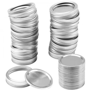 Huaixi ball masonjar american pipe grass tobacco tea brown light-proof brown mason jar moisturizing sealed jar mason jar split lid (excluding bottle single lid)