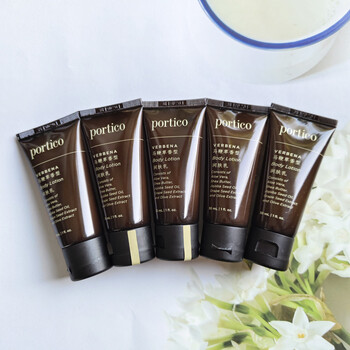 Yifei hotel portico verbena body wash shampoo conditioner body lotion hand sanitizer care set verbena body lotion 30ml five packs