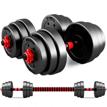 Shantou lincun xinjiang dumbbell male and female fitness home environmentally friendly adjustable barbell set 10 catties 40kg sports training equipment 25kg (12.5kg*2) free 40 connecting rods protection express delivery across xinjiang