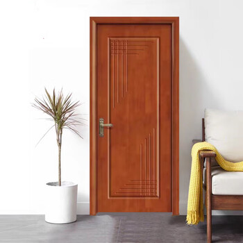 New chinese style bedroom door oak solid wood door walnut wood door interior door paint door villa room door custom rubber wood solid wood paint door 1