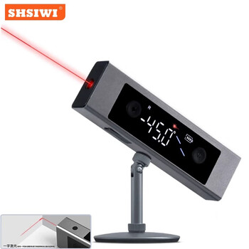 Kezitu digital display one-word laser angle meter inclinometer electronic level high-precision small angle measuring instrument single-sided one-word laser angle meter + bracket