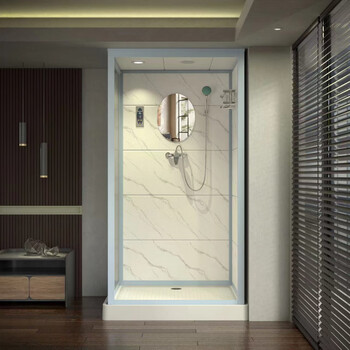 Fancychic integrated shower room integrated bathroom wet and dry separation bathroom household shower room integrated glass shower room 105*107 pure shower room