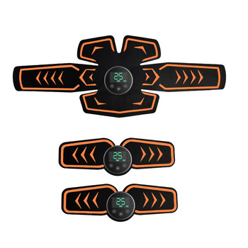 Jingzezhi carefully selects electric shock muscle microcurrent lazy people weight loss training slim waist fitness abdominal wheel 08 model 3 hosts (25 levels of digital display) + 1 abdomen + 2 arm patches + water condensation