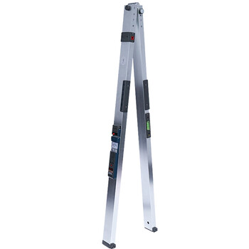 Jiang zhiai 2-meter ruler two-meter project vertical flatness detection ruler folding horizontal ruler house inspection tool set empty drum hammer 2-meter ruler south