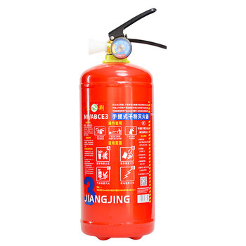 Jiangjing's 25-year new national standard portable 3kg dry powder fire extinguisher, vehicle-mounted household commercial fire-fighting equipment mf/abce3 3kg dry powder commercial dry powder 3kg