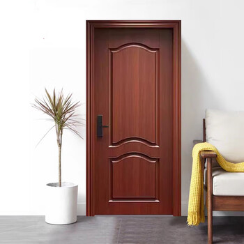 Oak solid wood door bedroom door modern minimalist painted door room door kitchen door indoor log door whole house customization rubber wood solid wood painted door 1