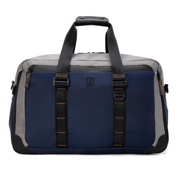 Travelpro 40-48l large capacity travel bag waterproof backpack duffel bag unisex stellar navy/grey 40-48l