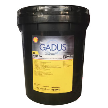 Shell grease nlgi00 gadus s2 v220 00 18kg/barrel unit barrel delivery period 30 days