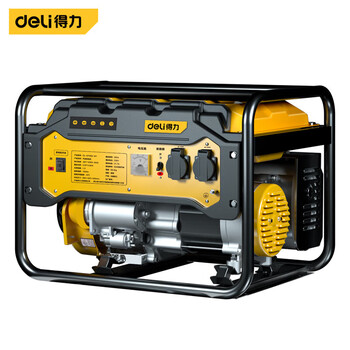 Deli gasoline generator low-noise and fuel-saving copper motor single-phase 2.8kw/hand start dl-kfd36-w1