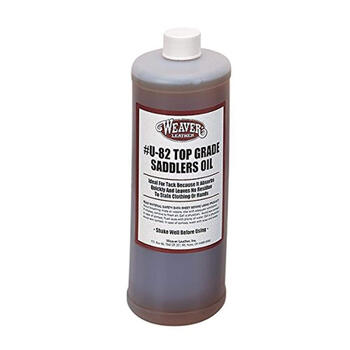 Weaver leather leather care oil, clear type for saddles, fast absorption, no residue, 946ml leather care essential oil