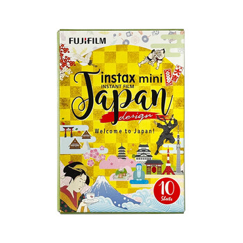Fujifilm instant photo paper is suitable for minise/11/12/99 white edge/color edge photo paper sq square wide wide series photo paper mini japanese style 10 sheets