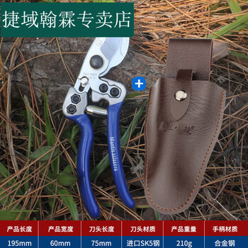 Jieyu fruit tree pruning artifact thick branch labor-saving gardening scissors sharp scissors mantis labor-saving king garden scissors + scissor set
