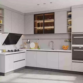 Oppein integrated cabinet kitchen custom-made environmentally friendly kitchen cabinet gluck cabinet package includes kitchen package price-xk3