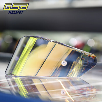 Gsbgsb helmet lens s-361 361gt model lens gold-plated lens
