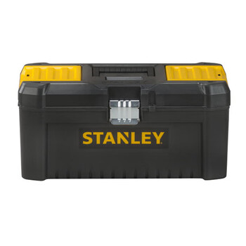 Stanley (stanley) tool box storage box hardware household parts storage box multi-functional suitcase screwdriver tool storage box 16-inch metal lock tool box stst75518-8