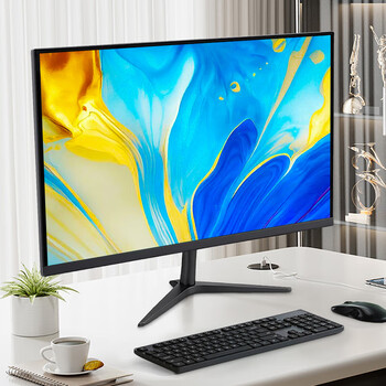 Boonsooal high-definition computer monitor 2k high brush 144/165 e-sports high brush curved screen 4k design and art assembly desktop second-hand quasi-new machine display monitor screen can be wall-mounted 20-inch monitor丨vga+hdmi with hanger