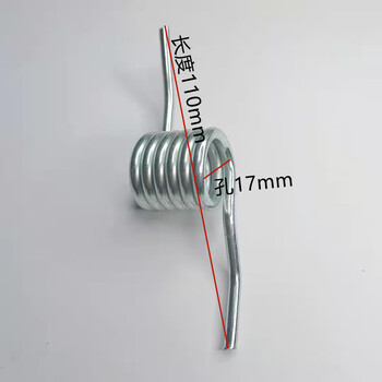 Mihong horizontal jack reinforced return spring special spring handle rod torsion spring white spring