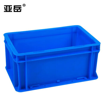 Yayue european standard eu plastic turnover box blue thickened logistics box auto parts box 300*200*120mm