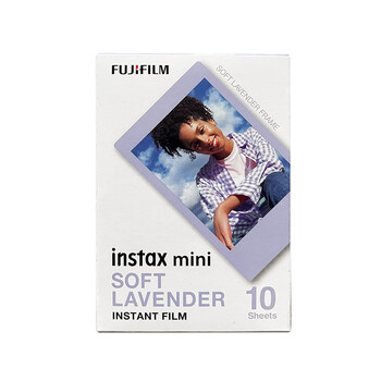 Fujifilm instant photo paper is suitable for minise/11/12/99 white edge/color edge photo paper sq square wide wide series photo paper mini purple edge 10 sheets