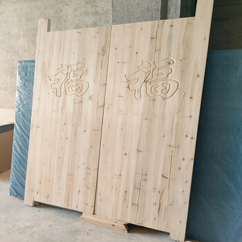 Antique wooden door, old-fashioned double door, solid wood log, fir door, rural old-fashioned wooden door, room set door, interior door, barn door, double door, custom size style