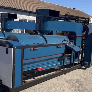Wen yijia 2360 multi-functional screening and multi-functional grain threshing machine for soybeans, soybeans and broad beans fully automatic threshing machine. the latest 2360 screening multi-functional grain threshing machine.