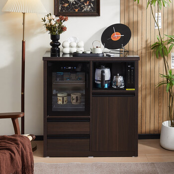 2025 new tea bar machine with refrigerator integrated cabinet office high-end intelligent refrigerated chinese tea cabinet disinfection smoked black hot and cold type two doors with sterilization and drying