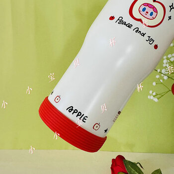 Taohuai silicone cup cover bablov big mac straw insulated cup coaster ton-ton cup bottom protective cover ice cup cup holder red 8.5cm thread does not include cup