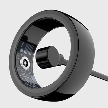 Nuibc smart ring measures blood pressure, blood oxygen, heart rate, automatically monitors sleep, inter-finger movement, pedometer, remote control photo, ip68 deep waterproof, magic ring gift for men and women, ring magnetic charging cable, universal ring charging cable