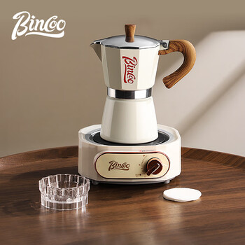 Bincoo moka pot coffee pot household small electric stove set italian hand-brewed coffee pot appliances