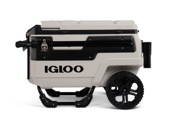 Igloo 70-liter large-capacity outdoor refrigerator portable wheeled incubator for camping and fishing